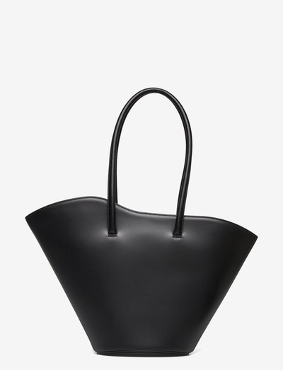 TALL TULIP TOTE - shoppers - black