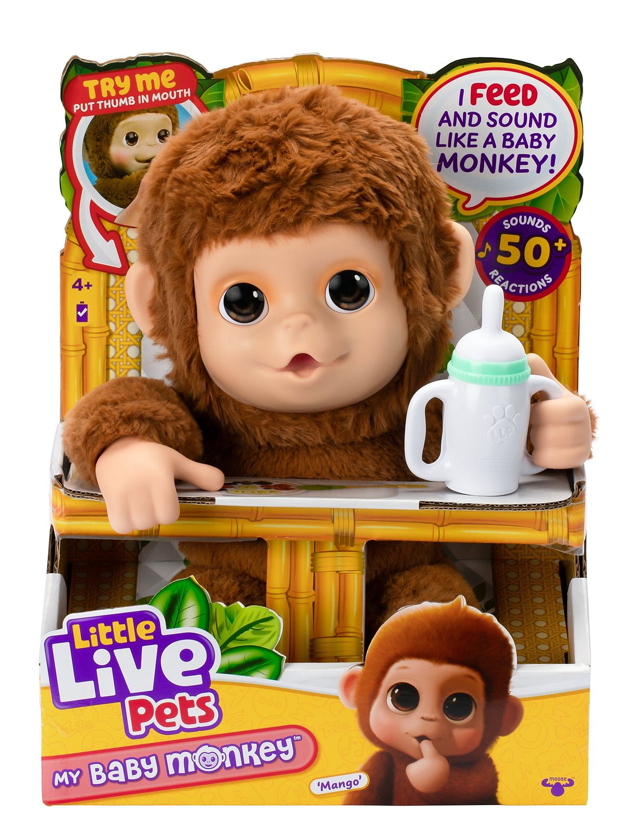 Little Live Pets Little Live Pets My Baby Monkey Multi/patterned