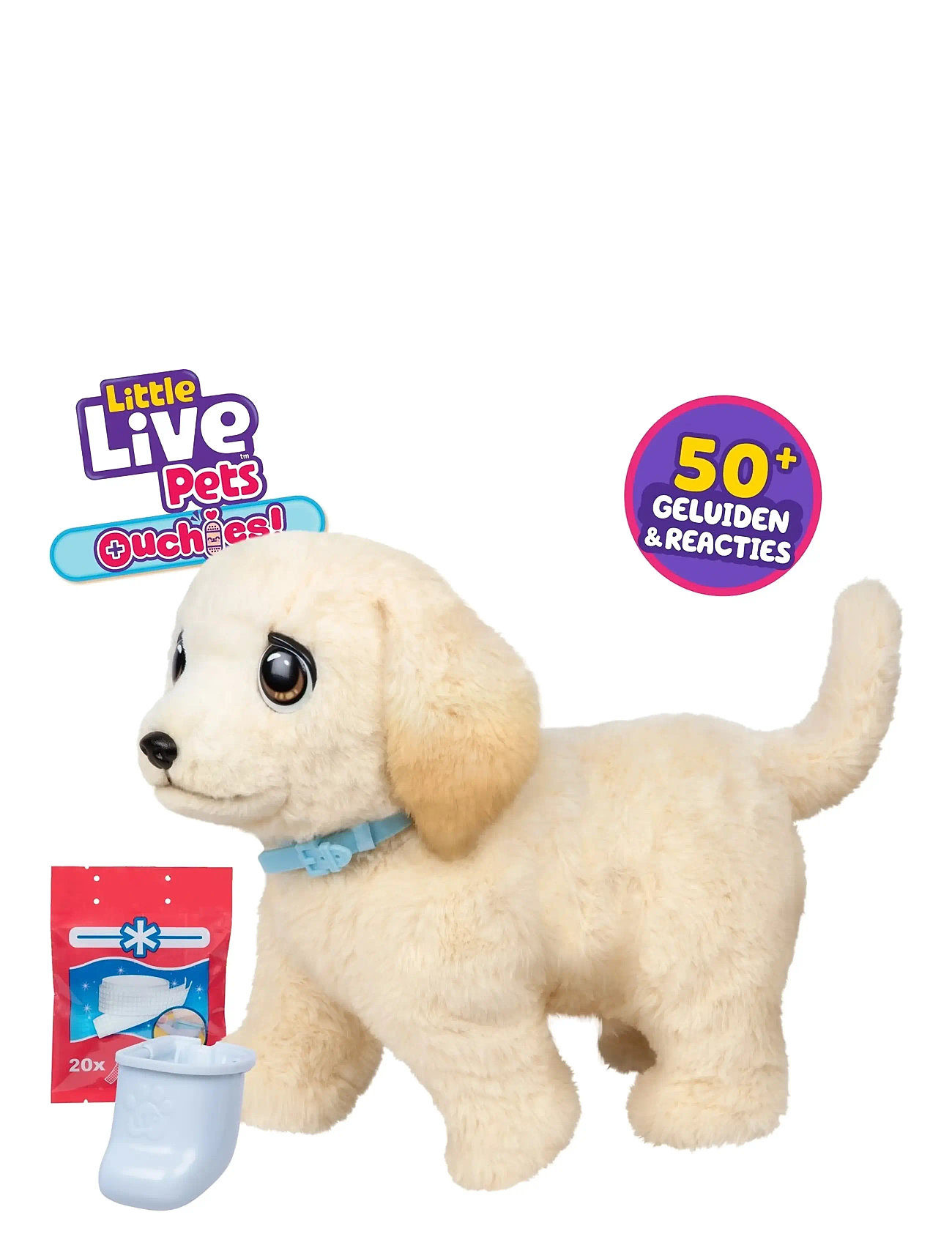 Little Live Pets Little Live Pets Ouchies, One Size, Cream, Soft Legetøj > Stuffed Animals, Børn