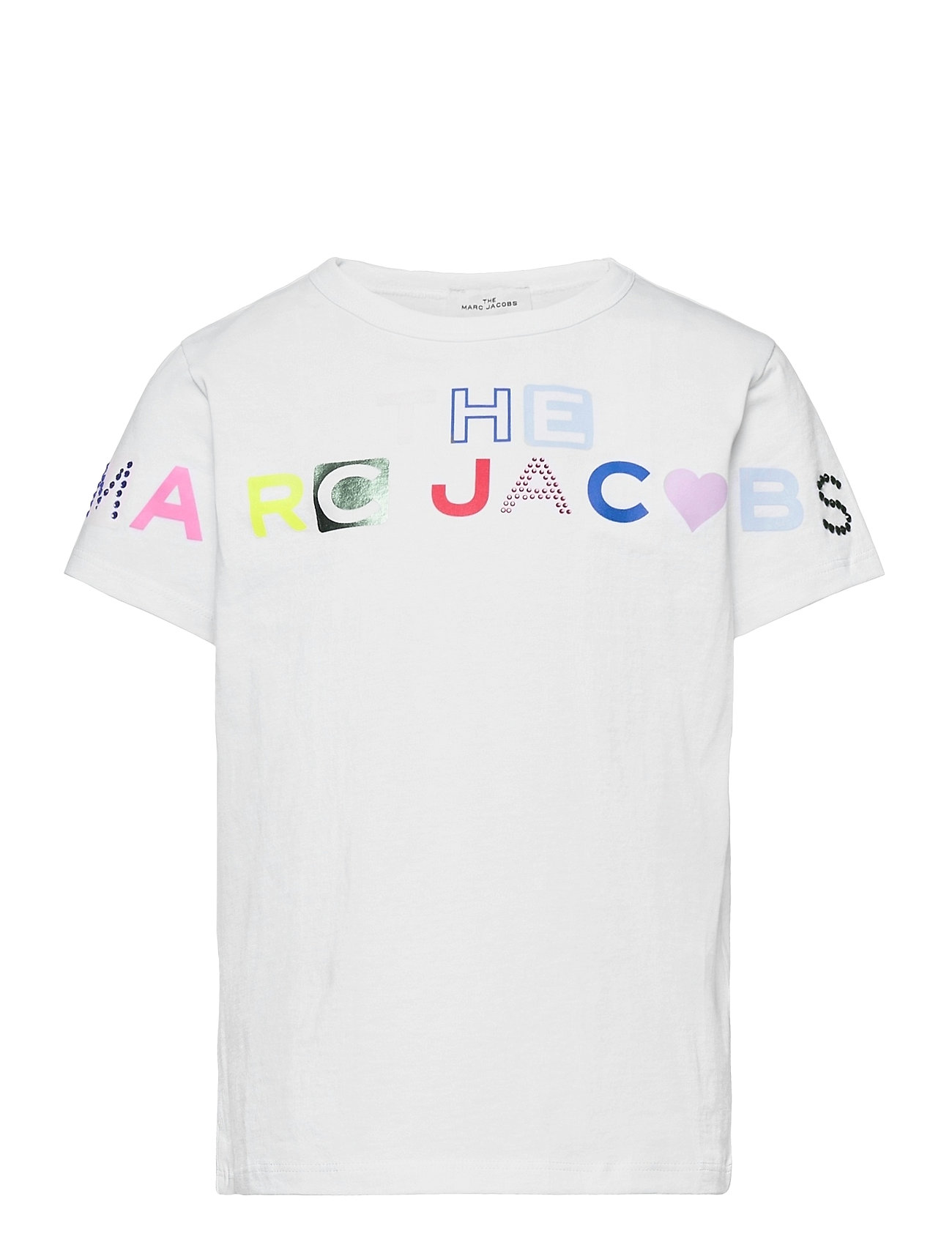 Little Marc Jacobs Short Sleeves Tee-Shirt White Little Marc Jacobs