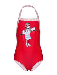 bright swimming costume