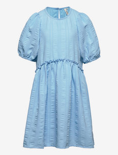 LPVUDMILLA SS DRESS TW - casual jurken met korte mouwen - kentucky blue