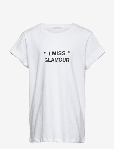 G Stanley Glamour Tee - mönstrade kortärmade t-shirts - white