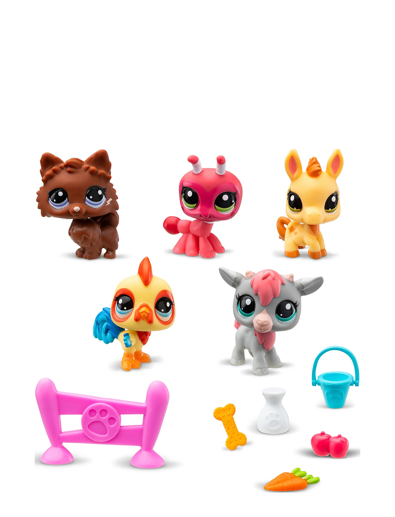 Littlest Pet Shop Farm Besties Collectors 5 Pk Toys Playsets & Action Figures Play Sets Multi/patterned Littlest Pet Shop