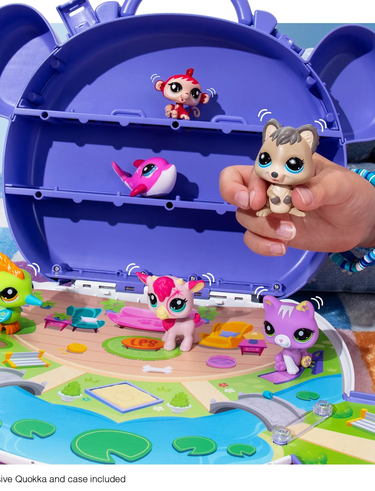Littlest Pet Shop Littlest Pet Shop Collect And Display Case, One Size, White, Legesæt Og Actionfigurer > Legesæt, Børn