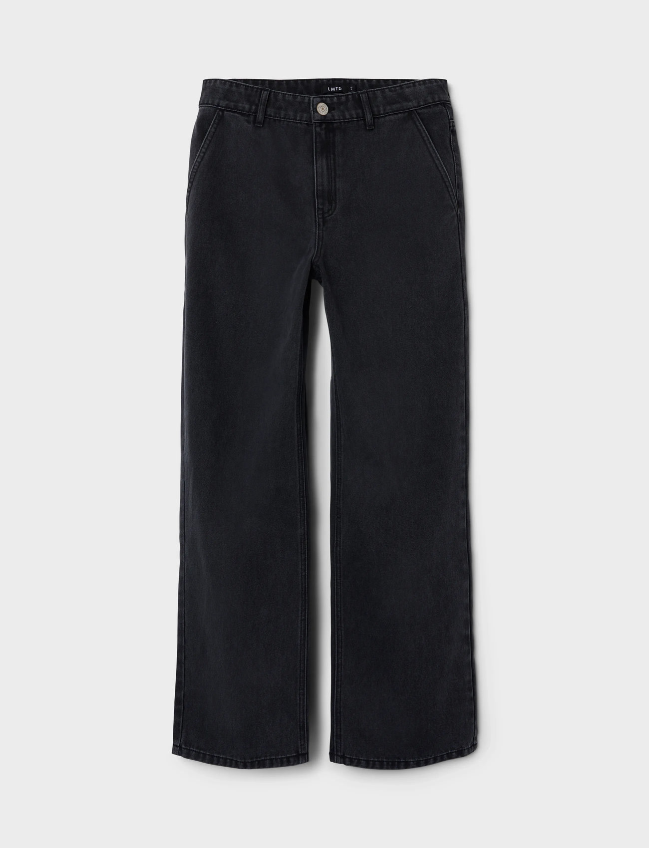 LMTD Nlmtoizza Dnm Loose Pant Noos, 146, Black, Jeans > Løse Jeans, Børn