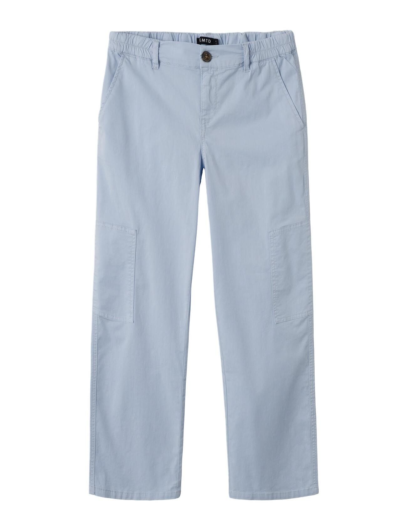 Nlfflip Twi Lw Wide Cargo Pant Blue LMTD