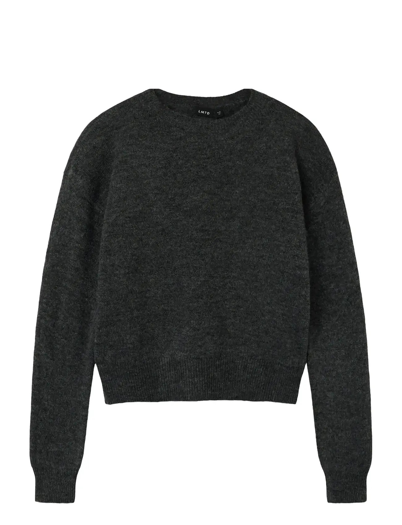 Nlflodet Ls Short Knit Noos Grey LMTD