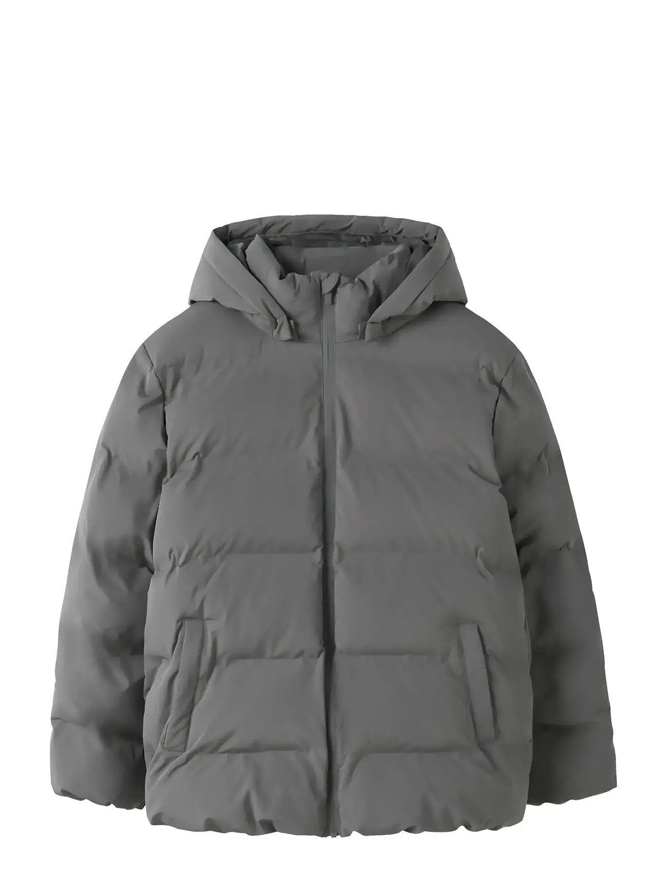 LMTD Nlnmorop Puffer Jacket, 158-164, Grey, Jakker Og Frakker > Puffer Og Vatterede, Børn