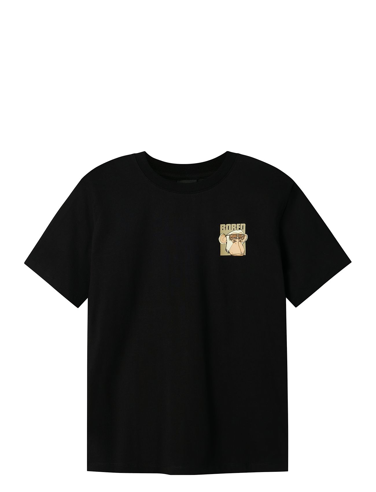 Nlmsanti Bod Ss L Top Sky Black LMTD