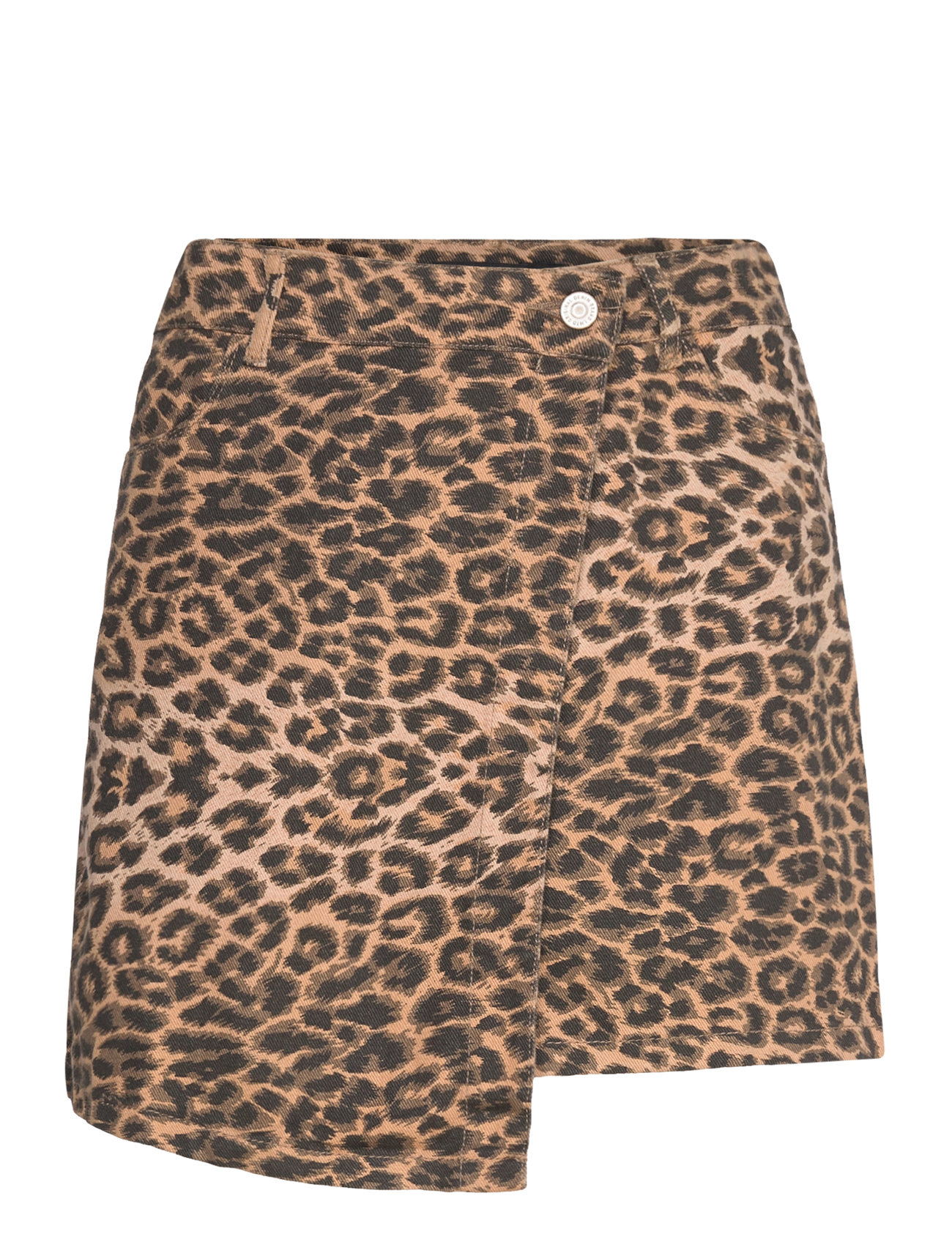 Nlfleo Twi Wrap Skirt Brown LMTD