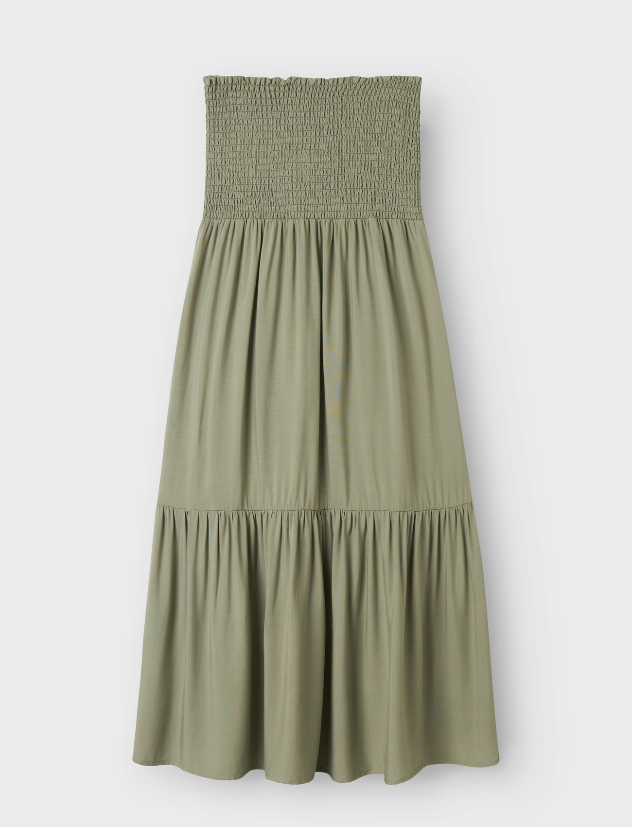 LMTD Nlfsandy Solid Maxi Skirt, 164, Green, Nederdele > Maxi Nederdele, Børn