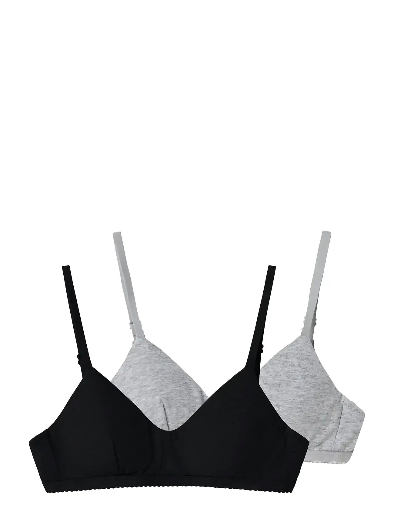 LMTD Nlfnantelle Bralette 2P Noos Schwarz - 122-128 - Kinder