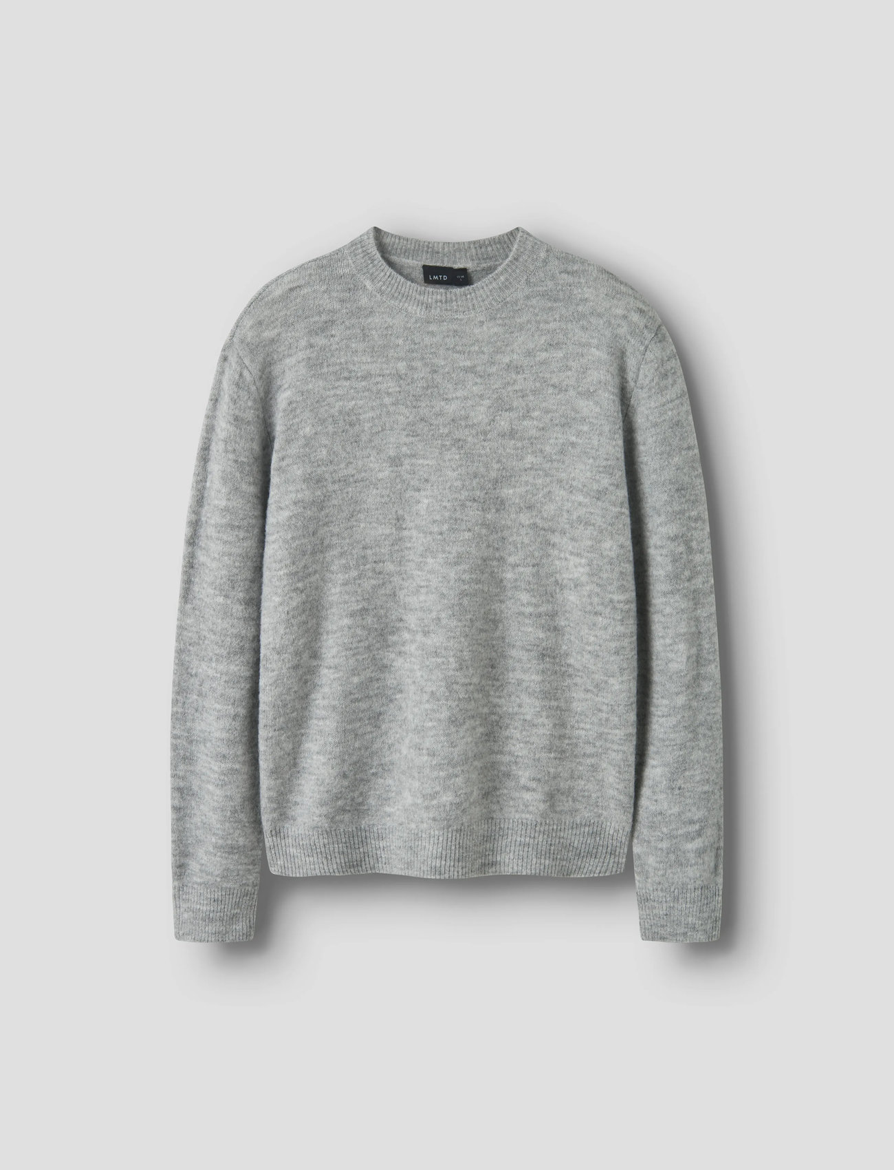 LMTD Nlmlodett Ls O-Neck Knit, 134-140, Grey, Strik > Pullovere, Børn