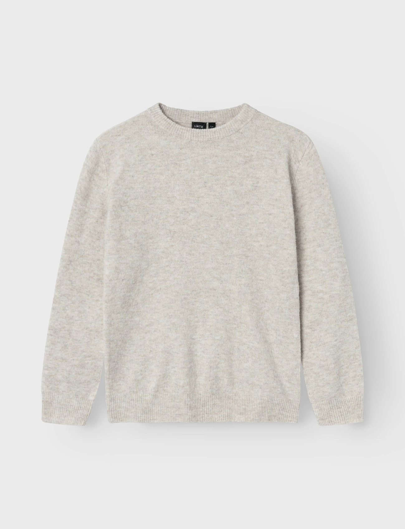 LMTD Nlmlodett Ls O-Neck Knit, 134-140, Cream, Strik > Pullovere, Børn