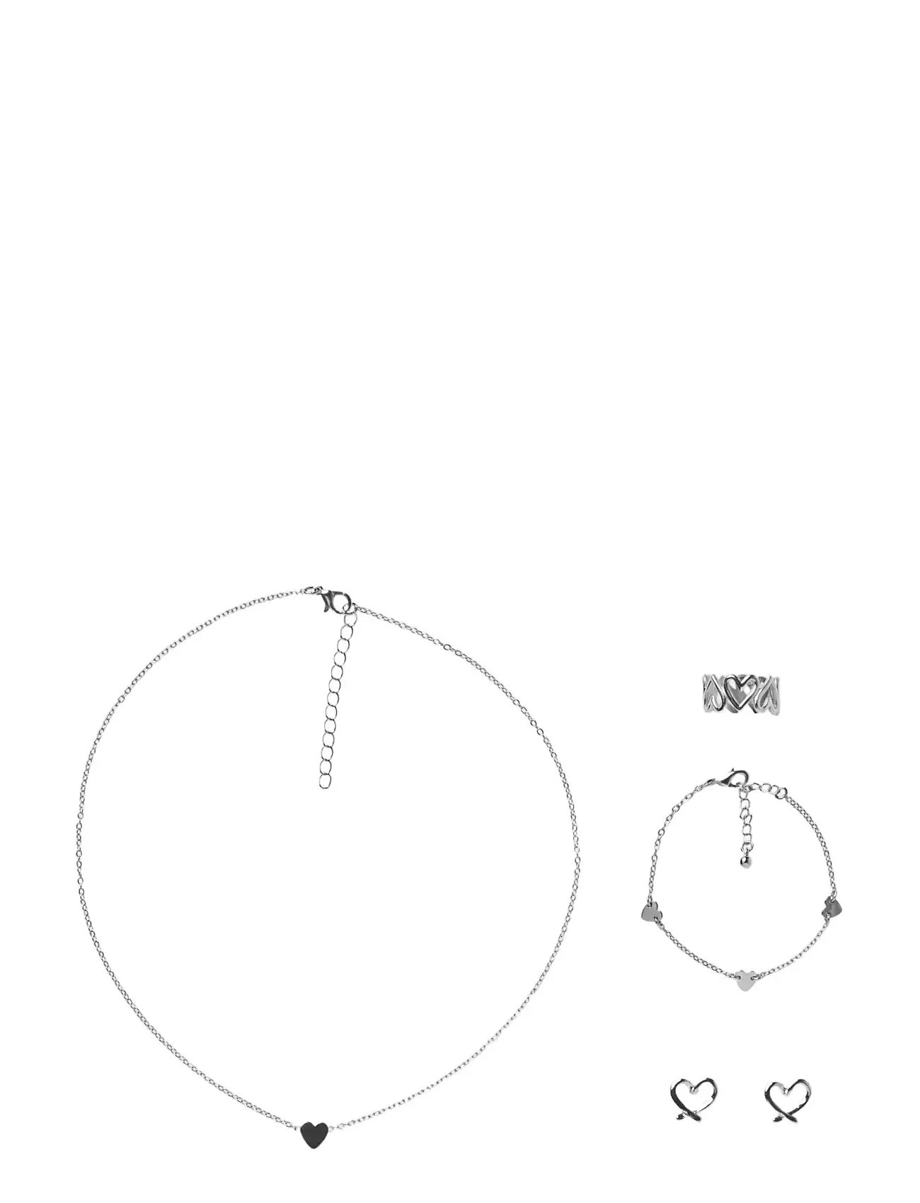 LMTD Nlfralove Jewelry Set Silber - One Size - Kinder