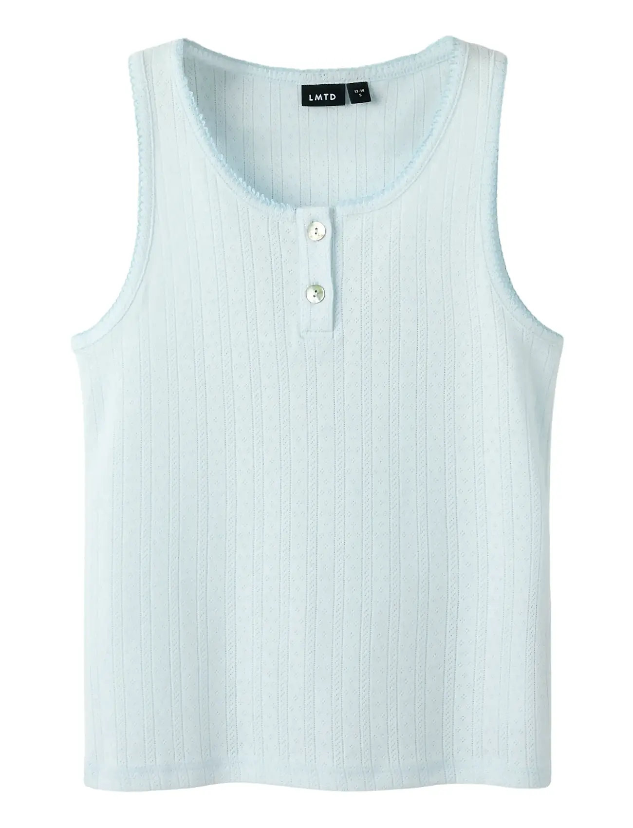 LMTD Nlfleedle Tank Kurz Oberteil Blau - 158-164 - Kinder