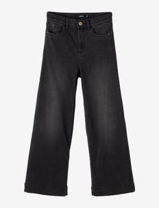 NLFATONSONS DNM 7526 7/8 HW W PANT - jeans - black denim