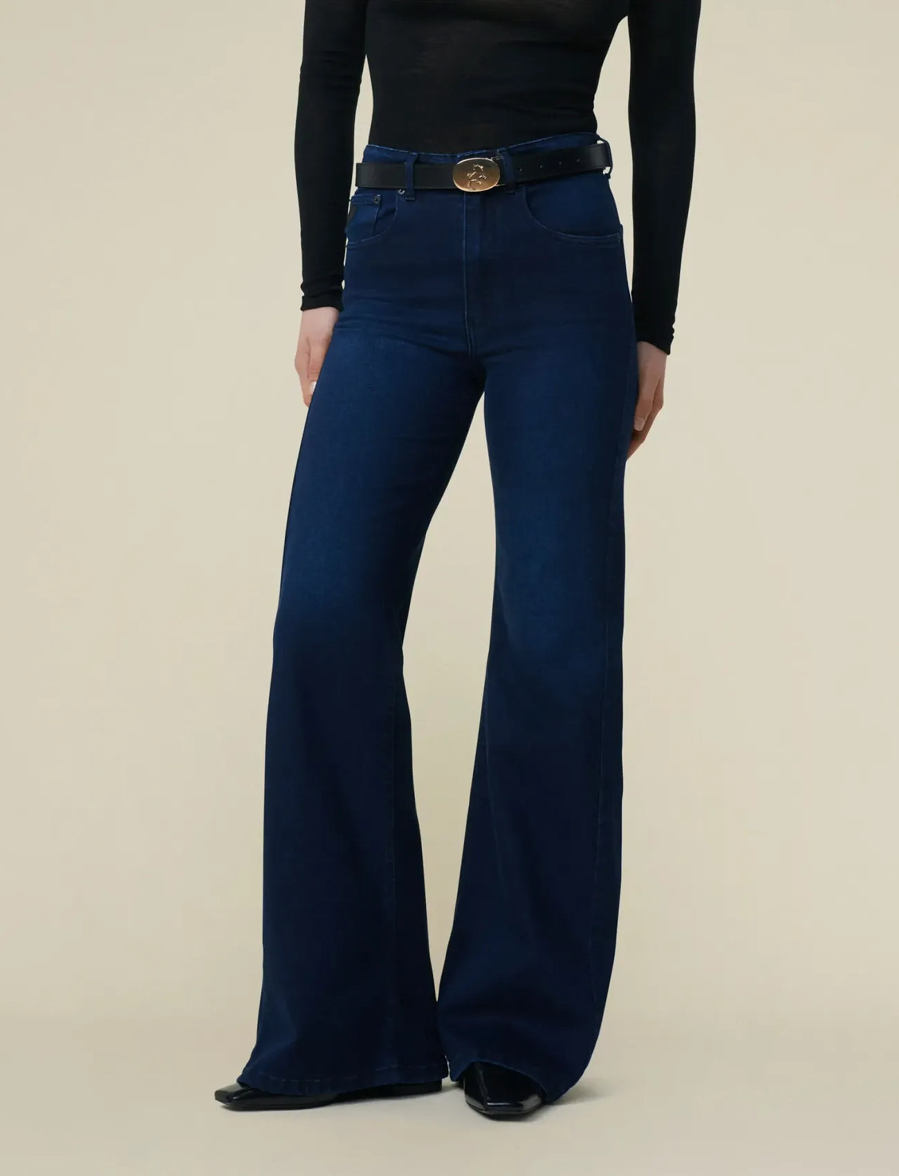 Lois Jeans Palas, 27 Tall, Navy, Jeans > Boot Cut, Dame
