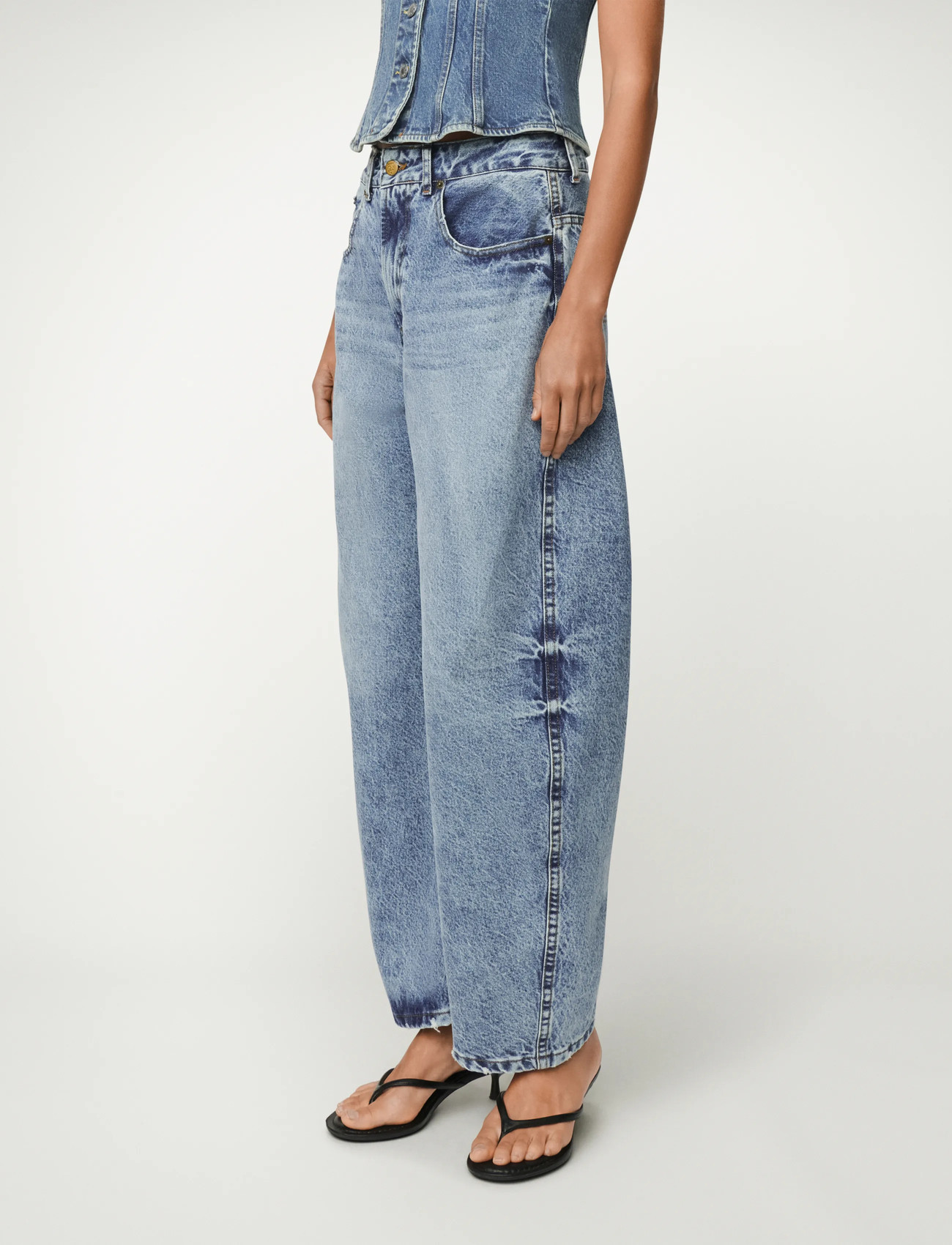Lois Jeans Dali, 25 x 32, Blue, Jeans > Barrel Jeans, Dame