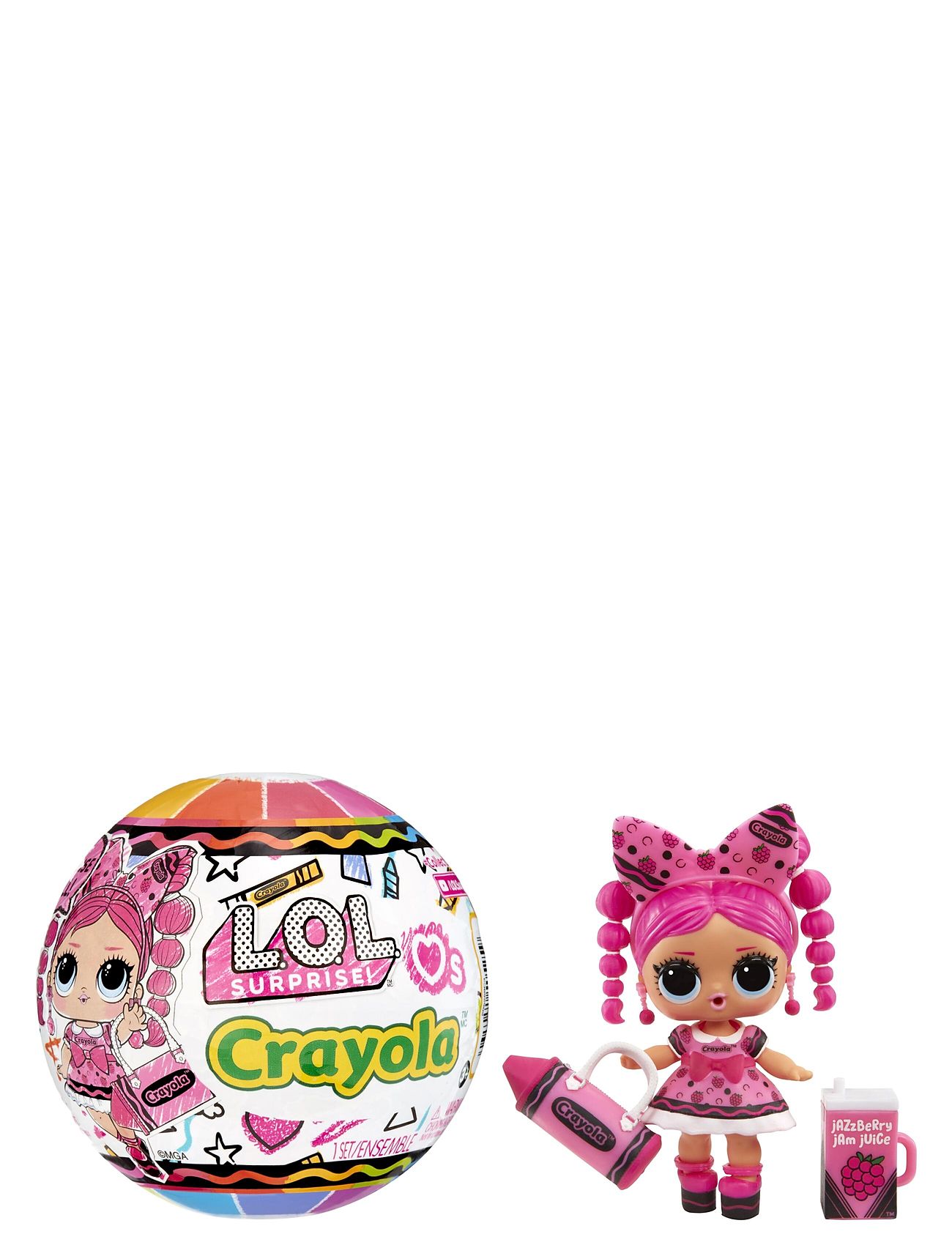 L.o.l. Loves Crayola Tots Pdq Toys Dolls & Accessories Dolls Multi/patterned L.O.L
