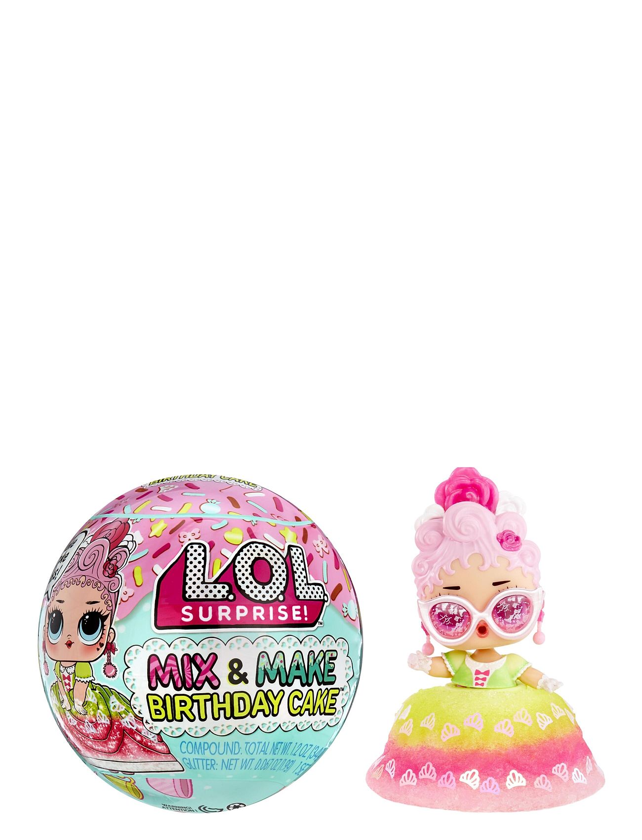 L.o.l. Mix And Make Birthday Cake Tots Pdq Toys Dolls & Accessories Dolls Multi/patterned L.O.L