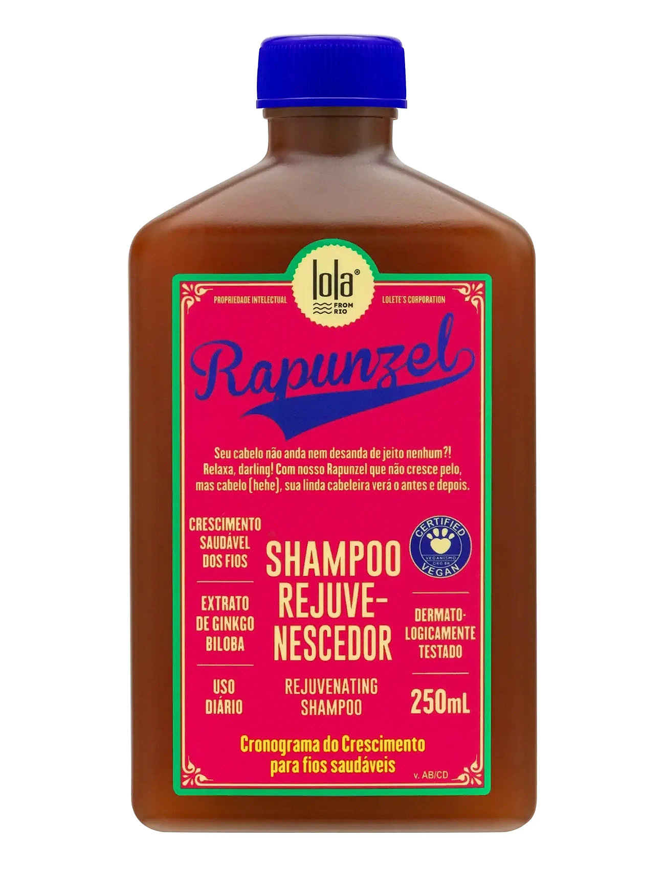 LOLA from RIO Lola Rapunzel - Rejuvenating Schampo, 250 ml, Nude, Pleje > Shampoo, Dame