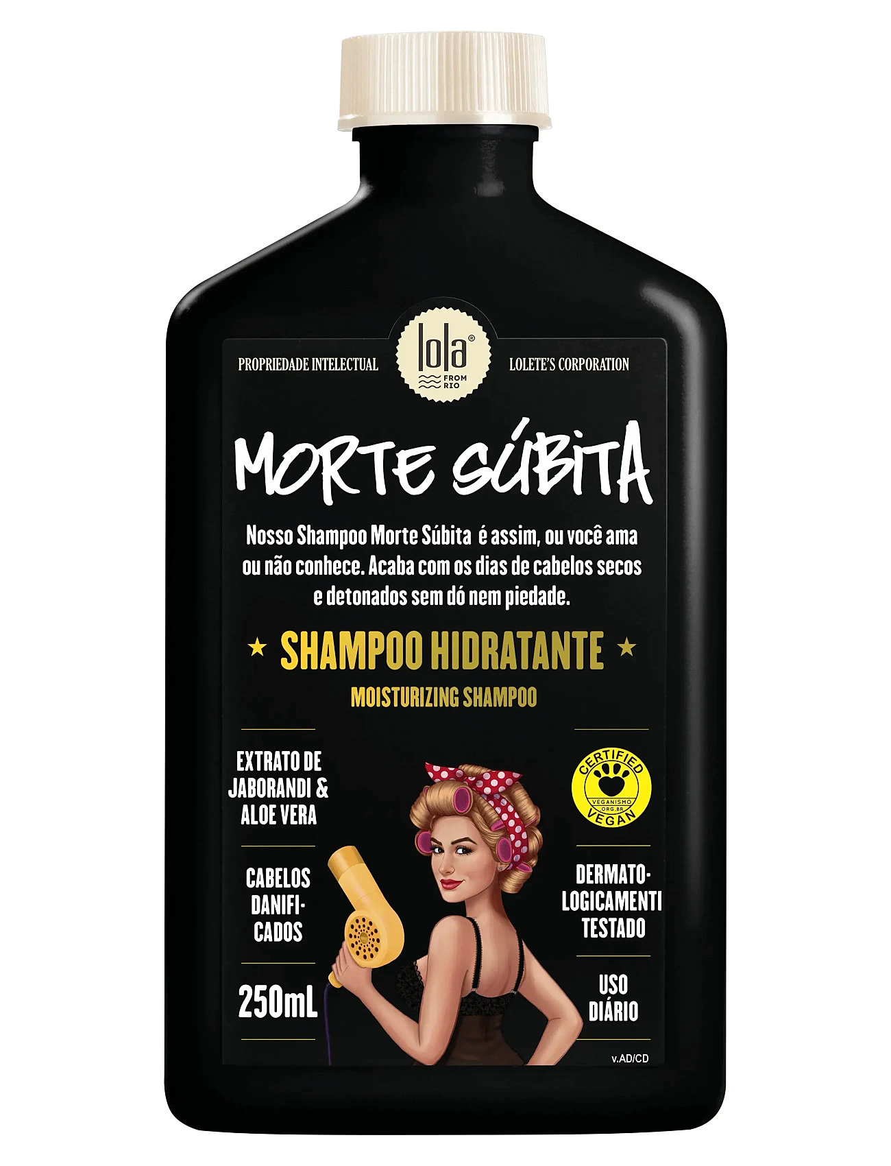 LOLA from RIO Lola Morte Subita Moisturizing Schampo, 250 ml, Nude, Pleje > Shampoo, Dame