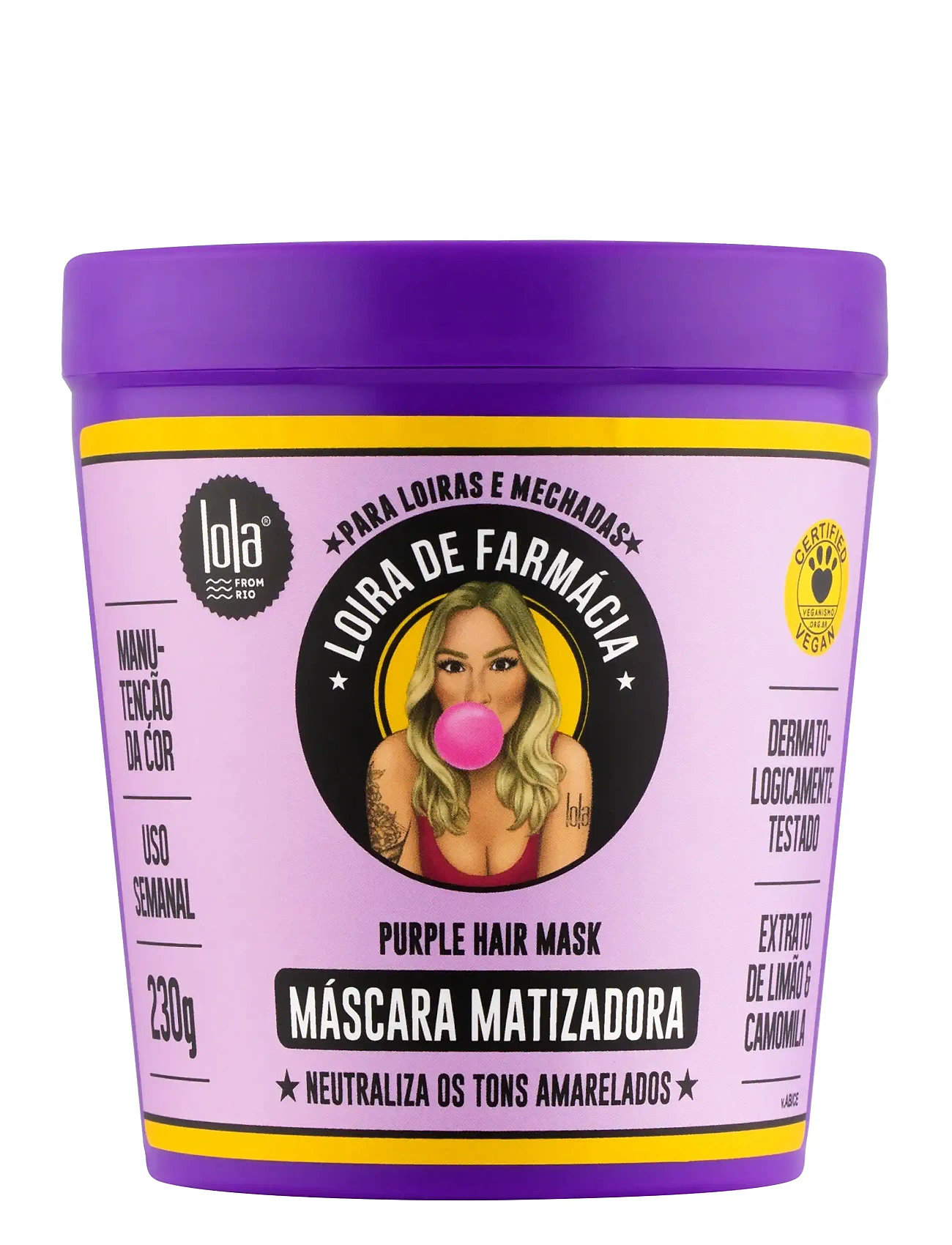 LOLA from RIO Lola Loira De Farmácia - Toning Másk, 230 G, Nude, Pleje > Hårmasker, Dame