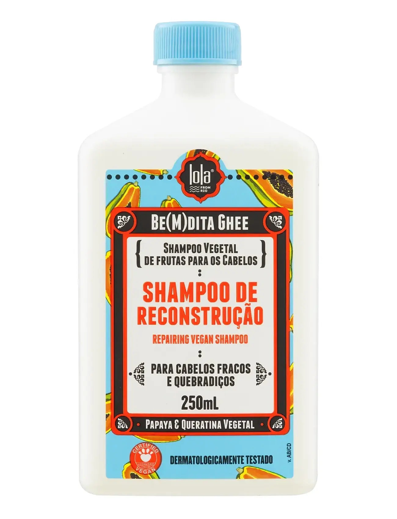 LOLA from RIO Lola Be(M)Dita Ghee - Schampo Reconstrução Papaya E Queratina Vegetal, 250 ml, Nude, Pleje > Shampoo, Dame