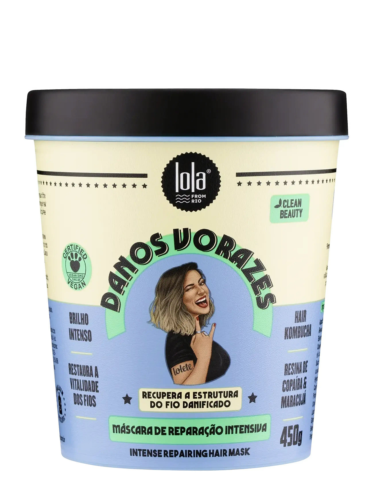 LOLA from RIO Lola Danos Vorazes Intensive Repair Mask, 450 G, Nude, Pleje > Hårmasker, Dame