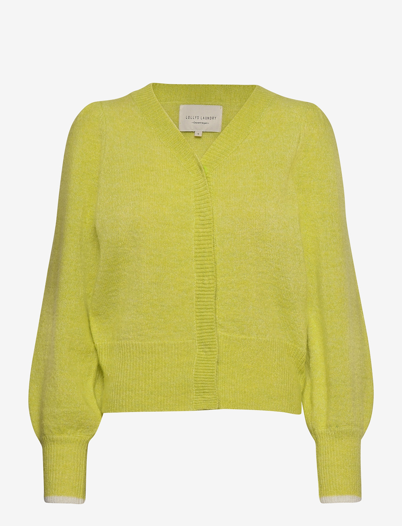 green flower cardigan