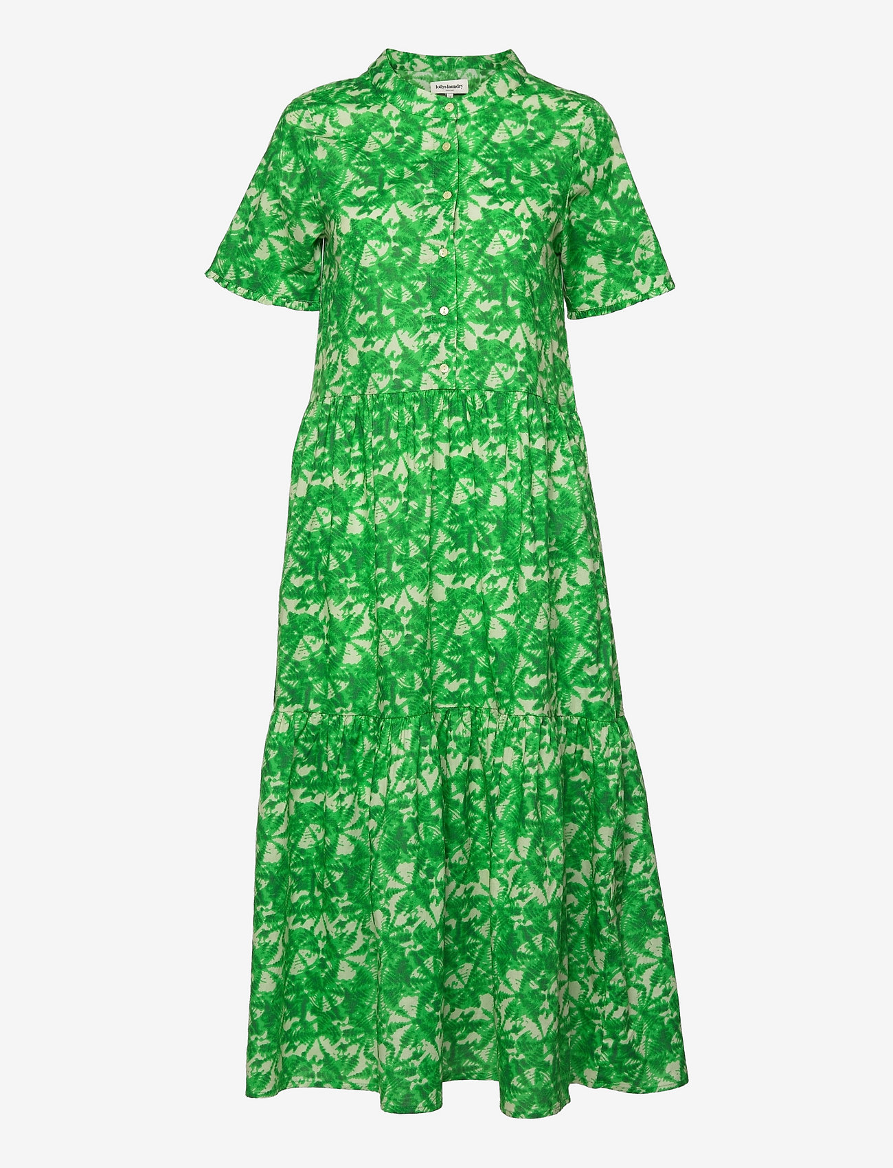 Lollys Laundry - Fie Dress - sommerkjoler - 40 green - 0