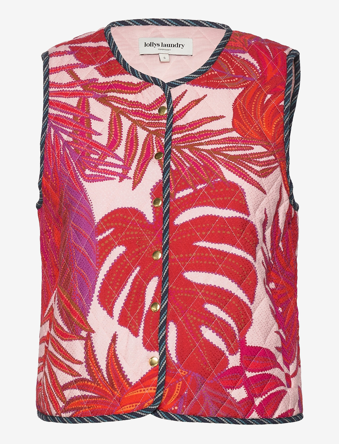 Lollys Laundry - Viggo Vest - down- & padded jackets - 74 flower print - 0