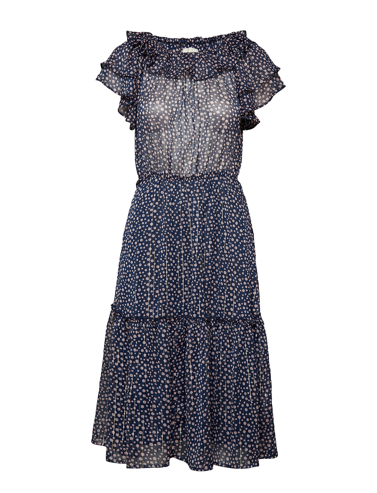 Veronica Dress Jurk Knielengte Blauw Lollys Laundry lollys laundry kopen in de aanbieding Veronica Dress Jurk Knielengte Blauw Lollys Laundry lollys laundry kopen in de aanbieding