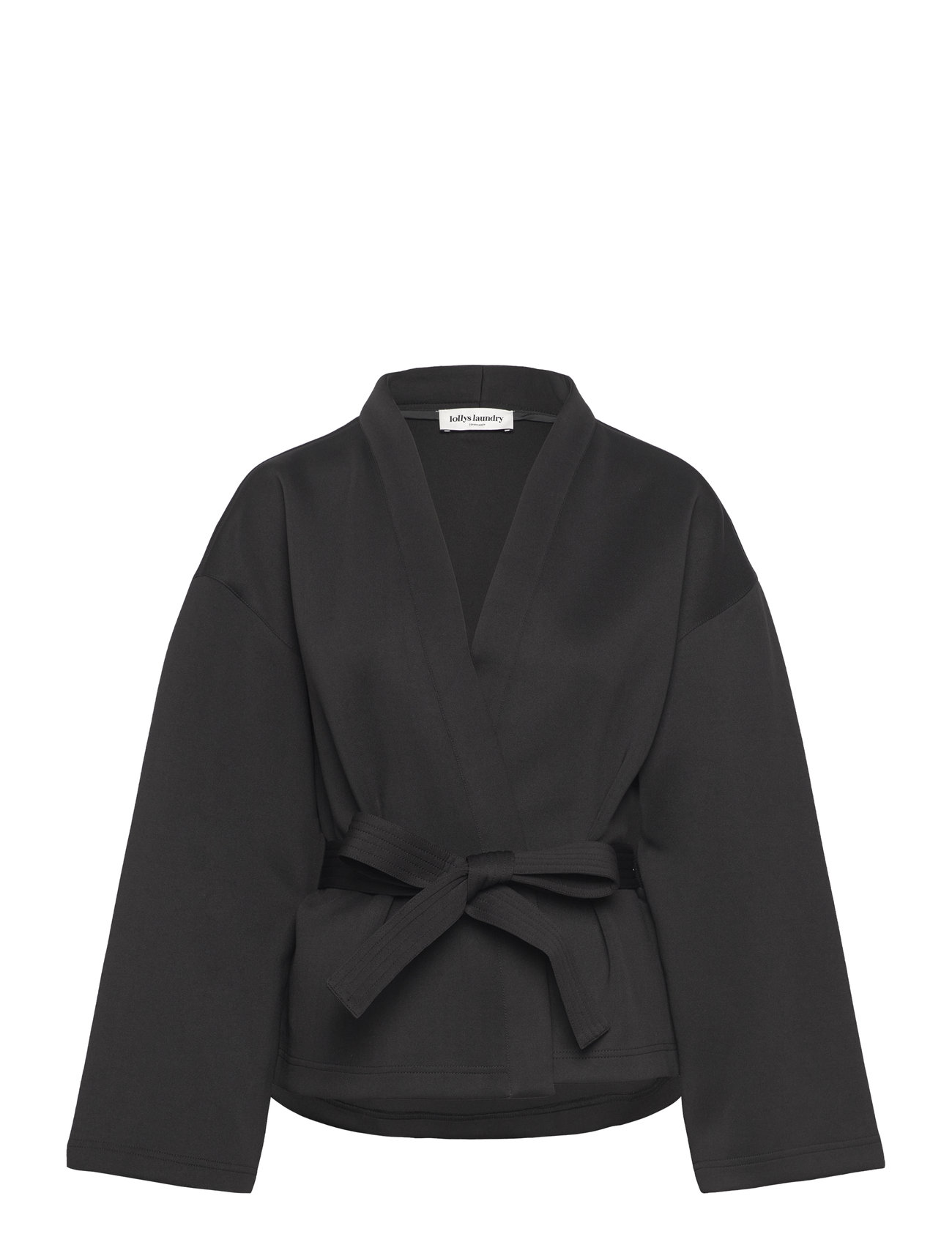 Tokyo Short Kimono Blazers Belted Blazers Black Lollys Laundry