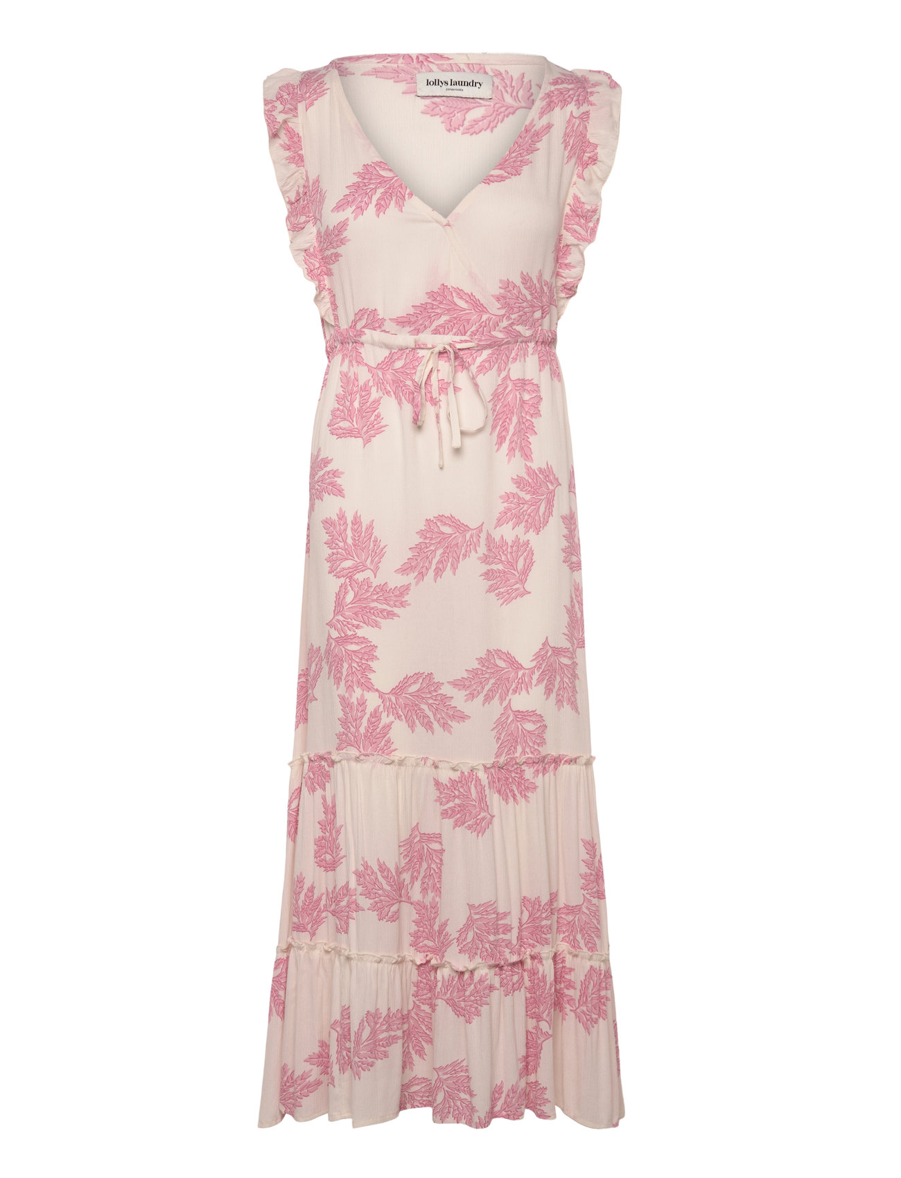 Lollys Laundry Samoll Midi Dress Sl Rosa