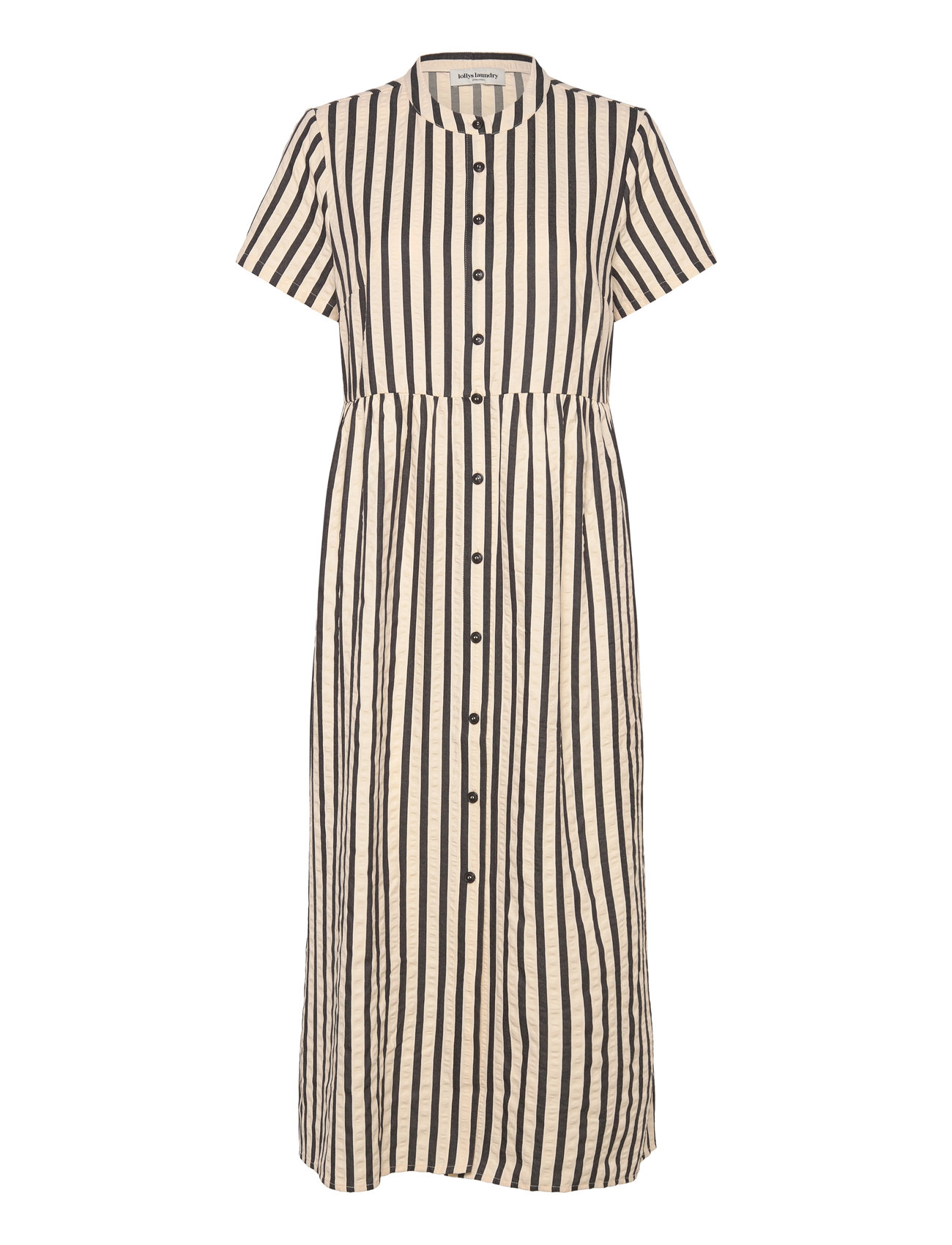 Lollys Laundry Aliyall Maxi Dress Ls Beige