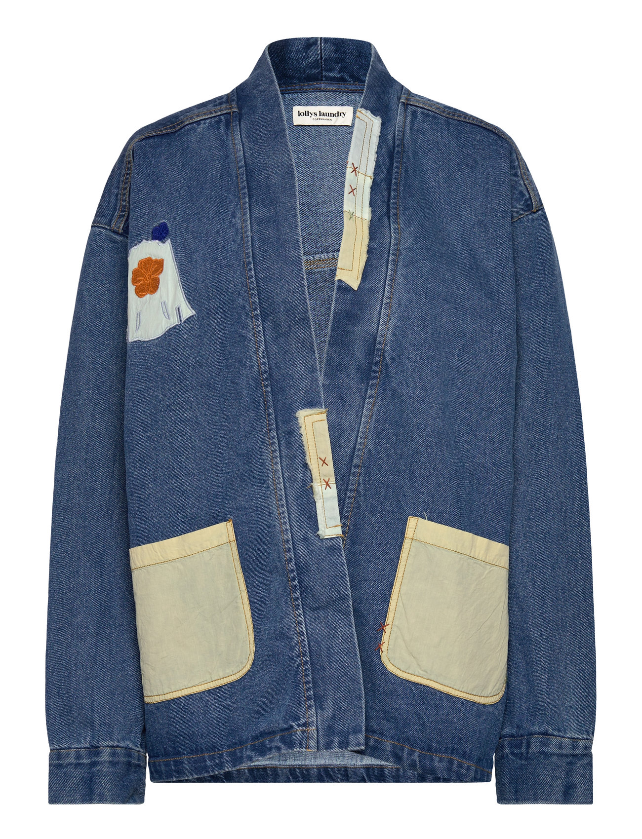 Milall Jacket Ls Dongerijakke Denimjakke Blue Lollys Laundry