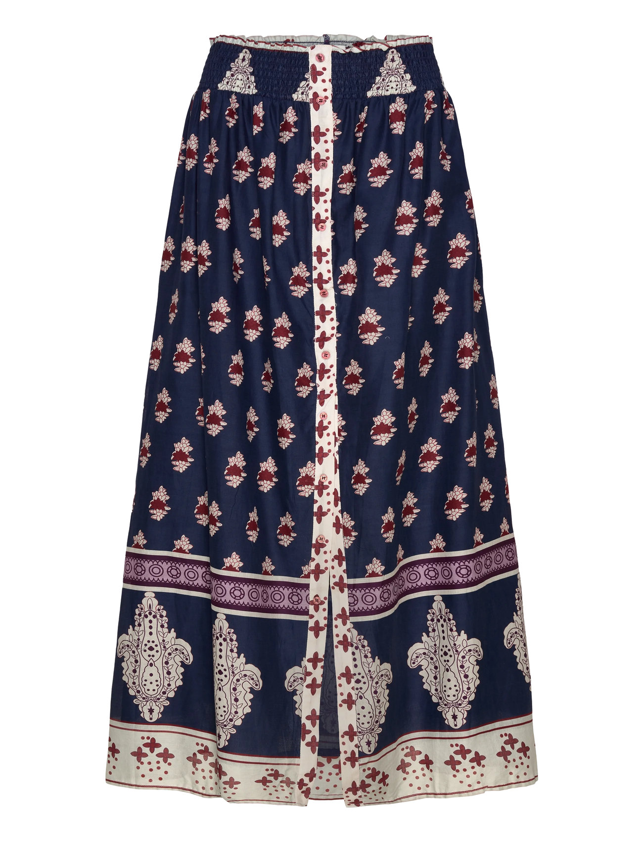 Rioll Maxi Skirt Skirts Maxi Skirts Navy Lollys Laundry