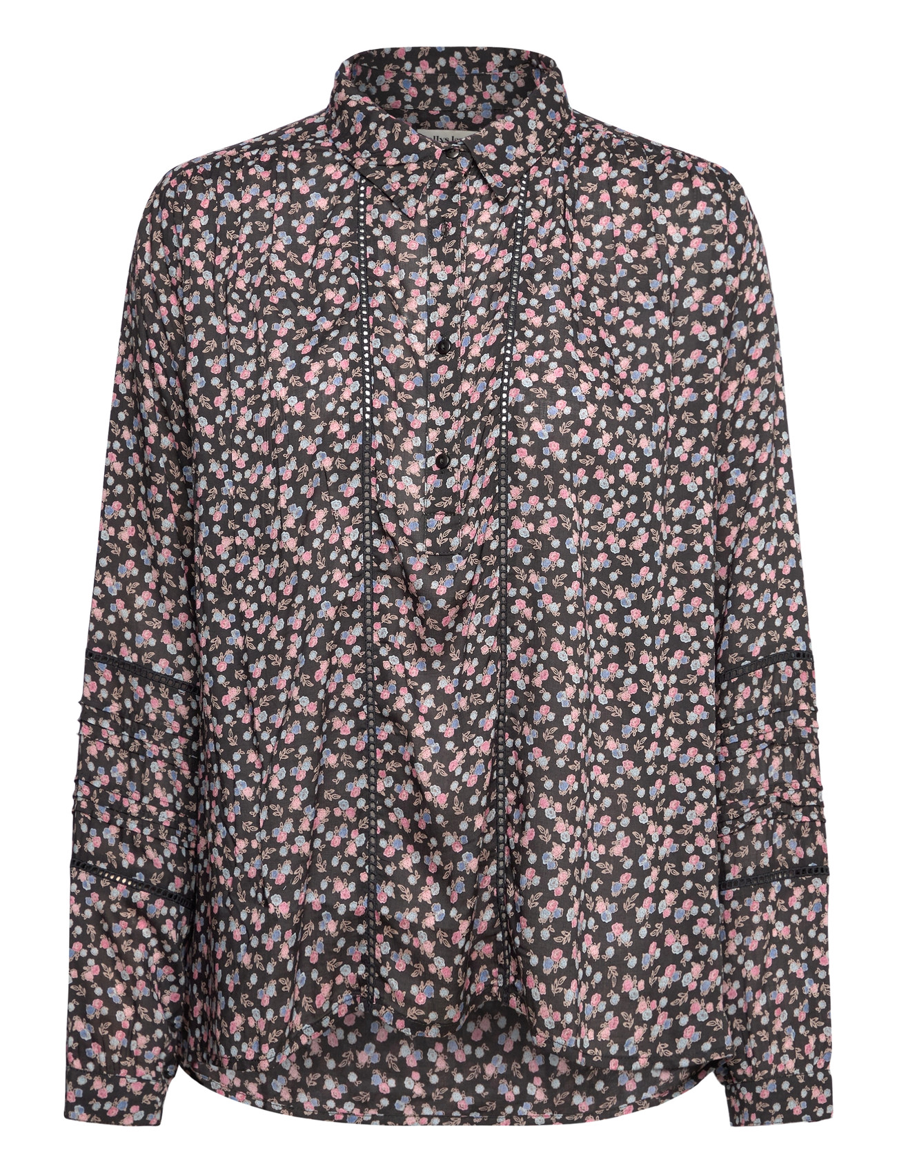 LOLLYS LAUNDRY Larill Shirt Ls Schwarz - S - Damen