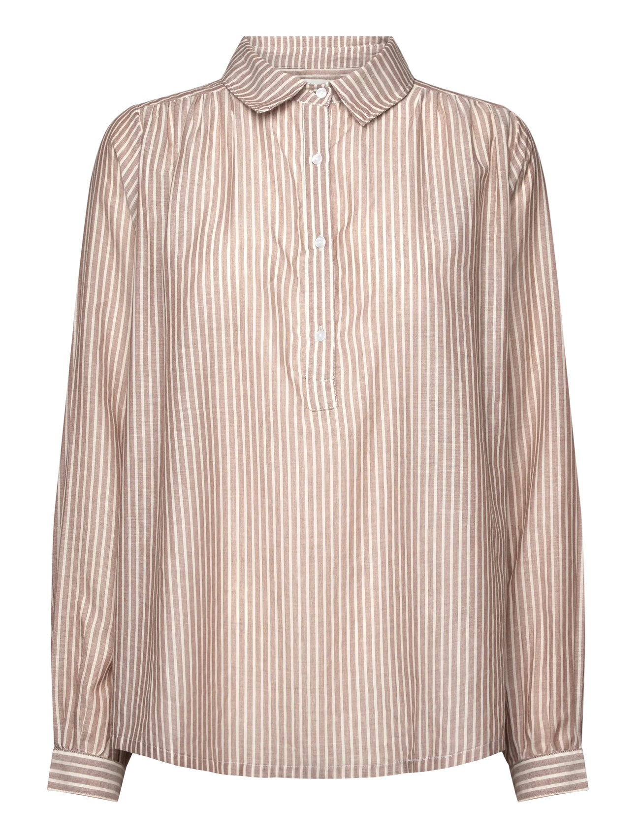 LOLLYS LAUNDRY Larill Shirt Ls Beige - S - Damen