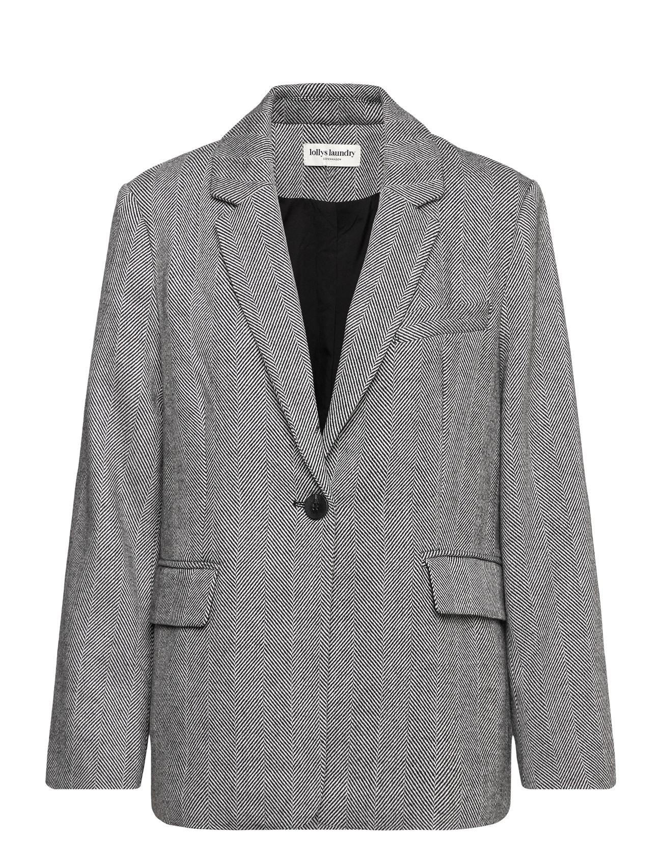 LOLLYS LAUNDRY Fayll Blazer Ls Ovs Grau - M - Damen