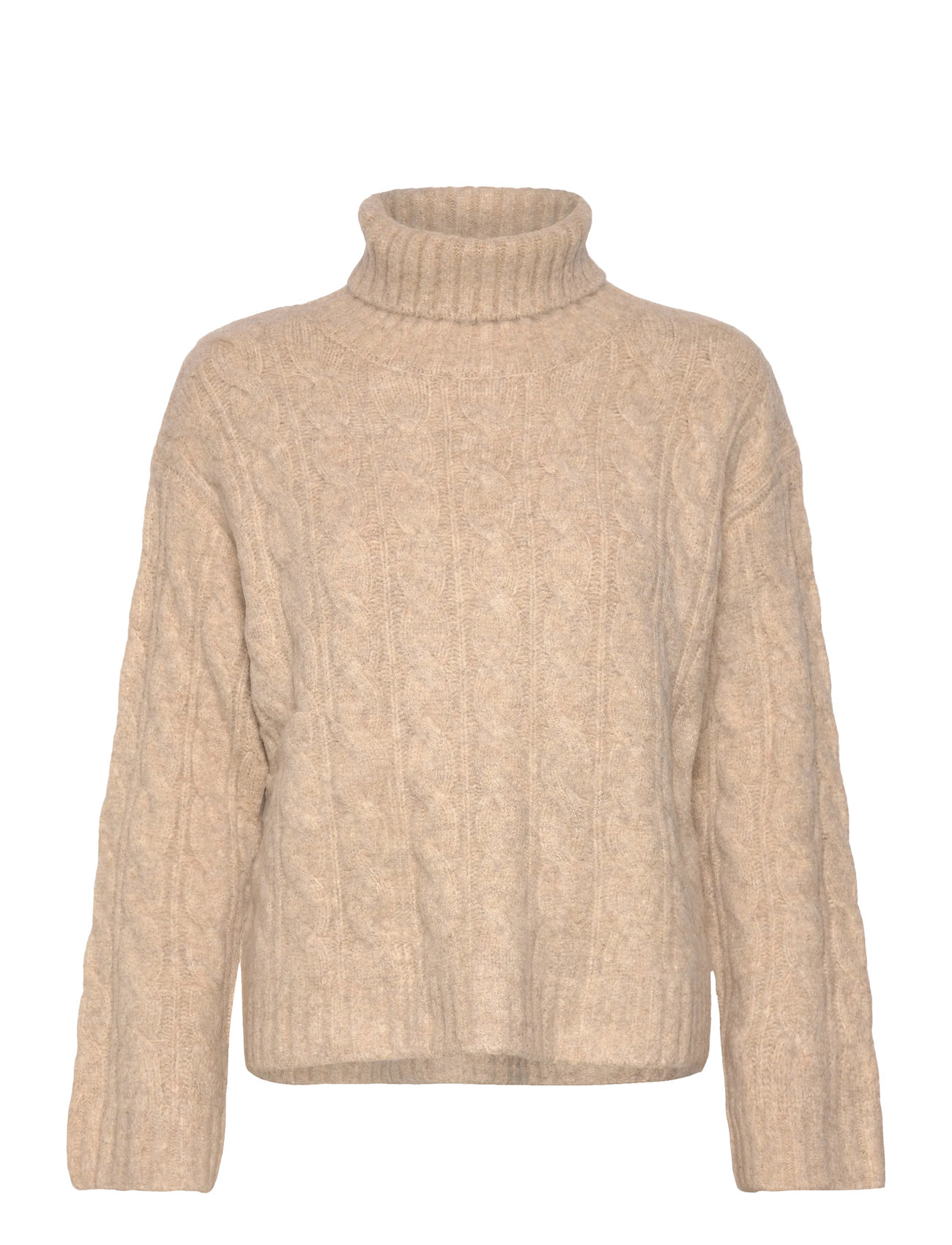 LOLLYS LAUNDRY Resnoll Knit Jumper Ls Beige - M - Damen