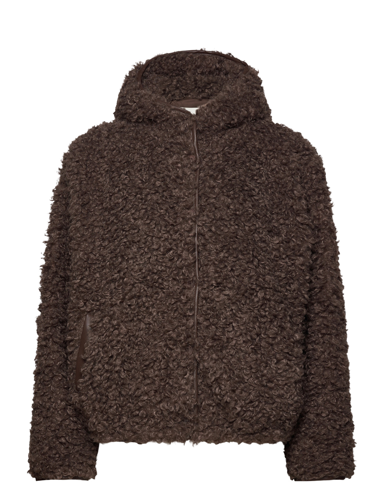LOLLYS LAUNDRY Wanll Jacke Ls Dunkel MOKKA - XS - Damen