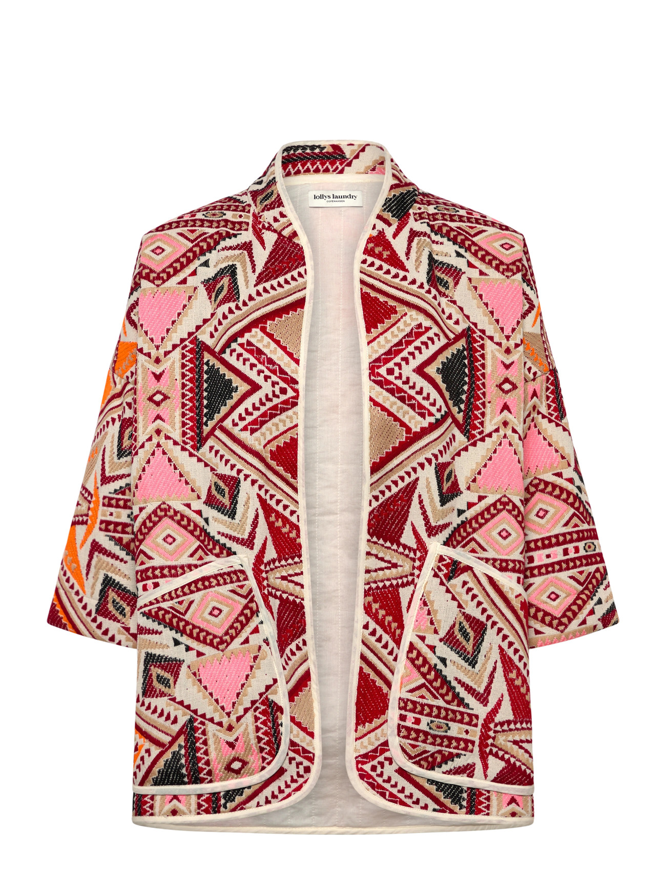 Lollys Laundry Lulu Ll Jacket 3/4, XL, Multi/patterned, Jakker > Let Sommerjakke, Dame