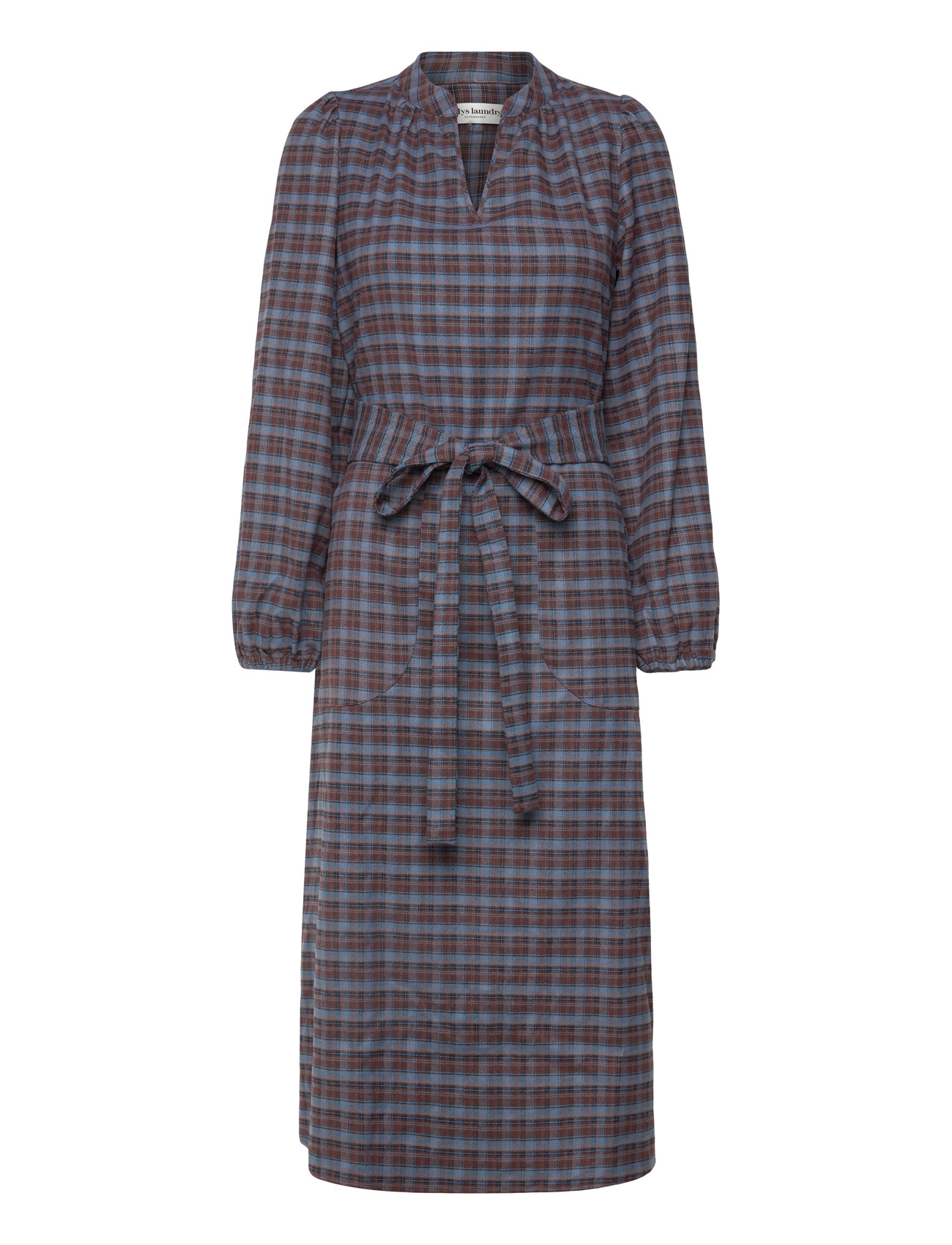 LOLLYS LAUNDRY Parisll Midi Kleid Ls Patterned - M - Damen