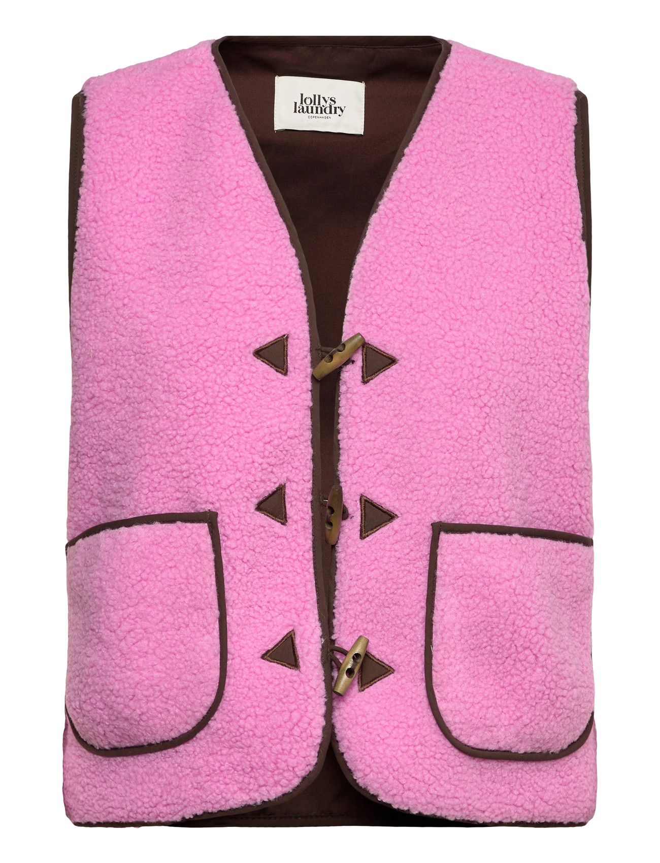 Lollys Laundry Hugoll Vest Sl, XS, Pink, Veste > Vatterede Veste, Dame