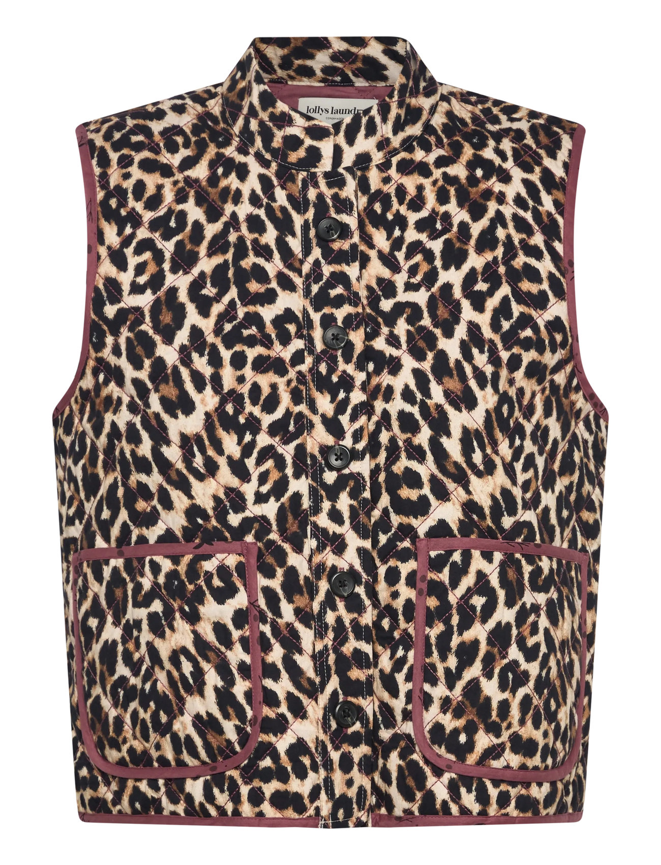 LOLLYS LAUNDRY Cairoll Quilted Vest Beige - M - Damen