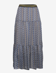 Bonny Skirt - midi kjolar - 20 blue